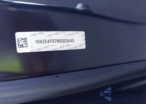 2021 Honda Insight Ex из США, поврежденный, VIN 19XZE4F57ME003445